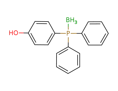 Molecular Structure of 528609-62-3 ((4-hydroxyphenyl)diphenylphosphine borane)