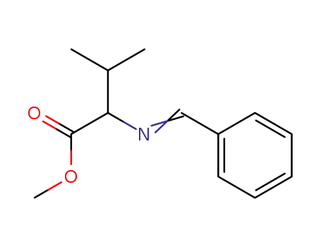 Valine, N-(phenylmethylene)-, methyl ester