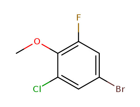 Benzene, 5-bromo-1-chloro-3-fluoro-2-methoxy-