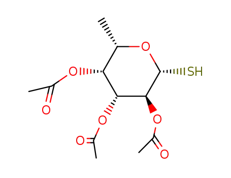 (2R,3S,4R,5R,6S)-2-mercapto-6-methyltetrahydro-2H-pyran-3,4,5-triyl triacetate