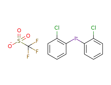 trifluoromethanesulfonic acid di(o-chlorophenyl)iodonium salt