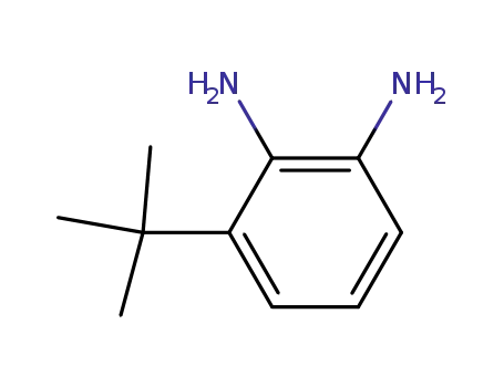 Molecular Structure of 61960-95-0 (1,2-Benzenediamine,  3-(1,1-dimethylethyl)-)