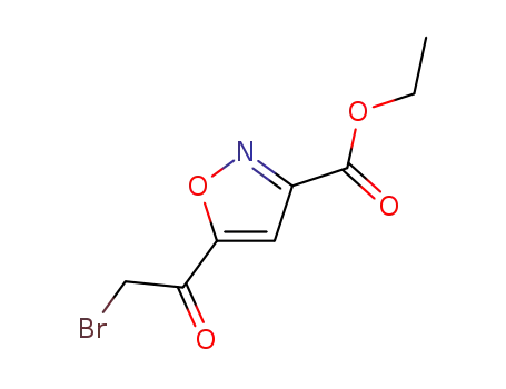 Molecular Structure of 104776-74-1 (ETHYL 5-(2-BROMOACETYL)ISOXAZOLE-3-CARBOXYLATE)