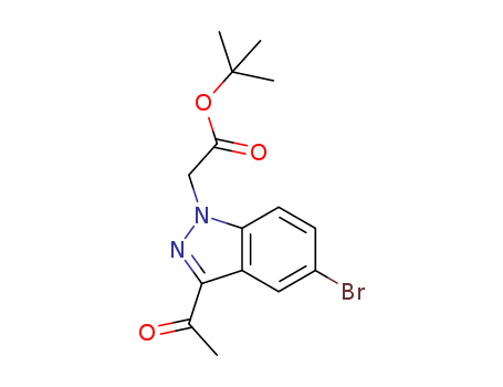 tert-Butyl 2-(3-acetyl-5-bromo-1H-indazol-1-yl)acetate
