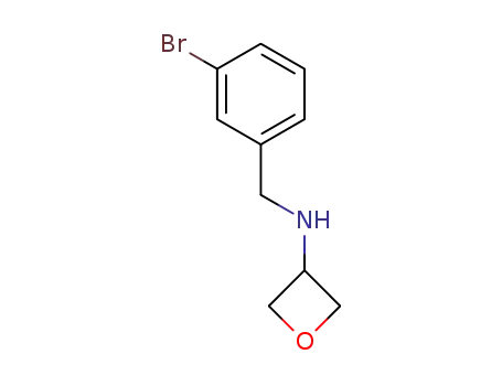 Molecular Structure of 1339688-91-3 (N-(3-Bromobenzyl)oxetan-3-amine)