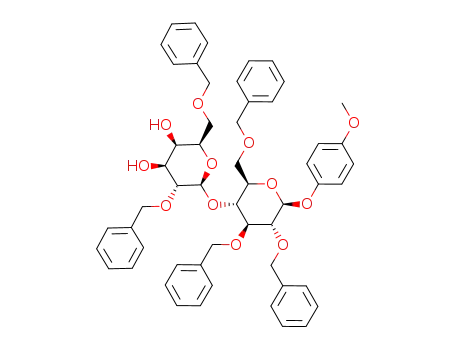 4-Methoxyphenyl 2,3,6-tri-O-benzyl-4-O-(2,6-di-O-benzyl-b-D-galactopyranosyl)-b-D-glucopyranoside