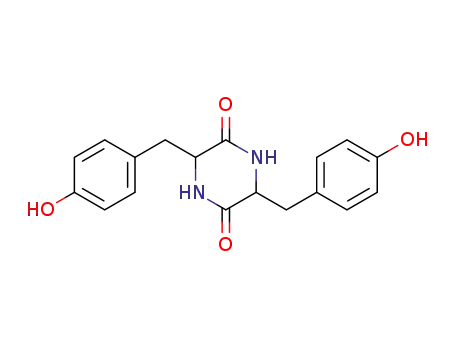 Molecular Structure of 5625-40-1 (cyclo(tyrosyl-tyrosyl))