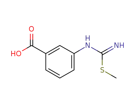 벤조산, 3-[[이미노(메틸티오)메틸]아미노]-(9CI)