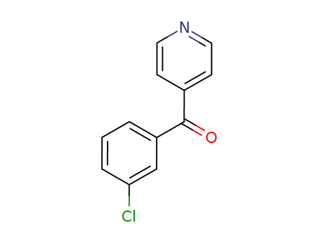 (3-chlorophenyl)-pyridin-4-yl-methanone cas  62246-94-0