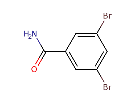 Molecular Structure of 175205-85-3 (3,5-dibromobenzamide)
