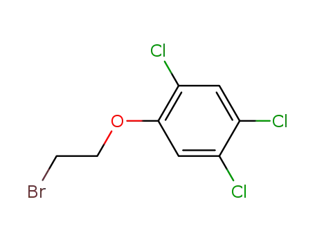 Molecular Structure of 6954-79-6 (1-(2-bromoethoxy)-2,4,5-trichlorobenzene)