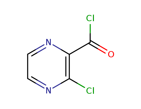 2-Pyrazinecarbonylchloride, 3-chloro-