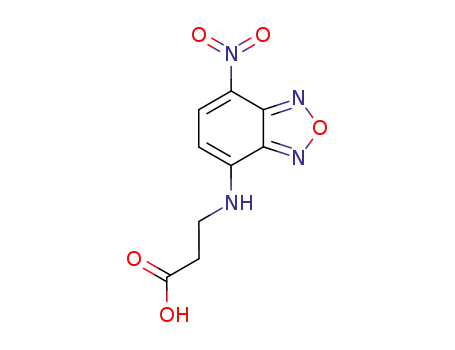Molecular Structure of 149079-60-7 (b-Alanine, N-(7-nitro-2,1,3-benzoxadiazol-4-yl)-)
