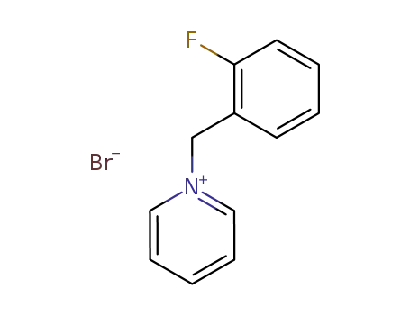 1-(2-fluoro-benzyl)-pyridinium; bromide