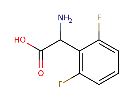 Molecular Structure of 244187-05-1 (AMINO-(2,6-DIFLUORO-PHENYL)-ACETIC ACID)