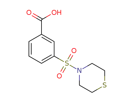 3-(1,4-THIAZINAN-4-YLSULFONYL)벤젠카르복실산