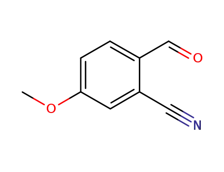 Molecular Structure of 21962-47-0 (2-CYANO-4-METHOXYBENZALDEHYDE)