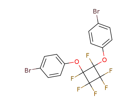 Benzene,
1,1'-[(1,2,3,3,4,4-hexafluoro-1,2-cyclobutanediyl)bis(oxy)]bis[4-bromo-