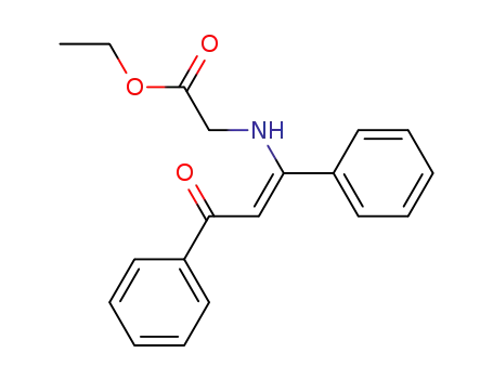 ethyl (Z)-2-(3-oxo-1,3-diphenylprop-1-enylamino)acetate