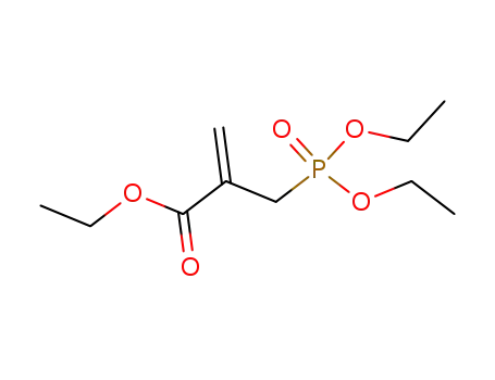 Molecular Structure of 61203-64-3 (2-Propenoic acid, 2-[(diethoxyphosphinyl)methyl]-, ethyl ester)