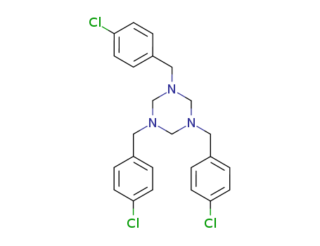 1,3,5-Triazine,1,3,5-tris[(4-chlorophenyl)methyl]hexahydro- cas  26131-86-2