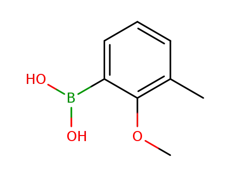 Molecular Structure of 909187-39-9 (2-METHOXY-3-METHYLPHENYLBORONIC ACID)