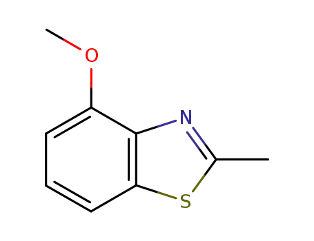 Molecular Structure of 5304-19-8 (Benzothiazole, 4-methoxy-2-methyl- (7CI,8CI,9CI))