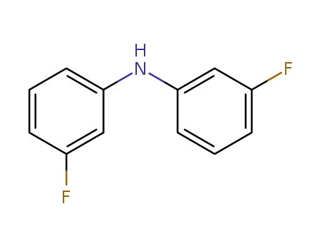 Molecular Structure of 333-53-9 (Benzenamine, 3-fluoro-N-(3-fluorophenyl)-)