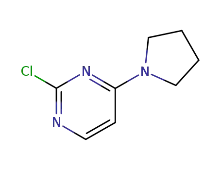 Molecular Structure of 35691-20-4 (4-azetidin-1-yl-2-chloropyrimidine)