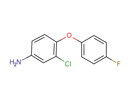 Molecular Structure of 937608-56-5 (3-chloro-4-(4-fluorophenoxy)aniline)