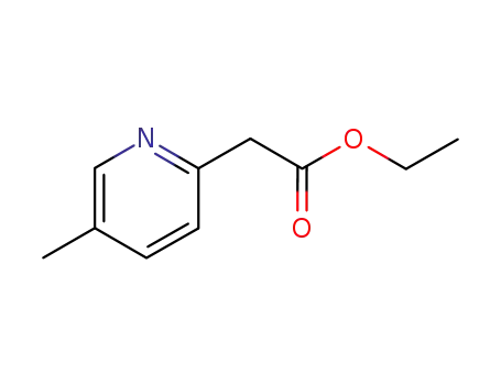 Molecular Structure of 5552-82-9 (ethyl 2-(5-methylpyridin-2-yl)acetate)
