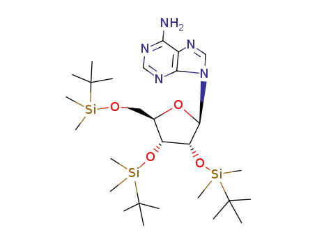 <i>O</i><sup>2'<sub>,<i>O</i></sub>3'<sub>,<i>O</i></sub>5'</sup>-tris-(<i>tert</i>-butyl-dimethyl-silanyl)-adenosine