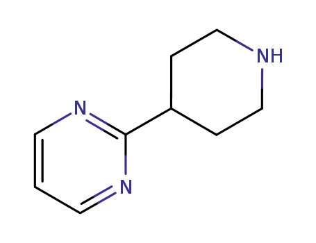 Molecular Structure of 151389-25-2 (2-PIPERIDIN-4-YLPYRIMIDINE)