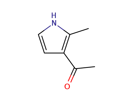 Molecular Structure of 6009-46-7 (1-(2-METHYL-1H-PYRROL-3-YL)-ETHANONE)
