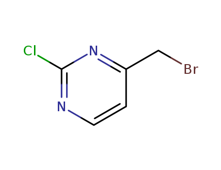Pyrimidine, 4-(bromomethyl)-2-chloro- (9CI)