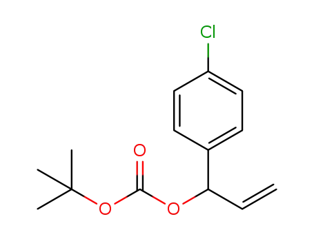 Molecular Structure of 1314581-30-0 (tert-butyl (1-(4-chlorophenyl)allyl) carbonate)