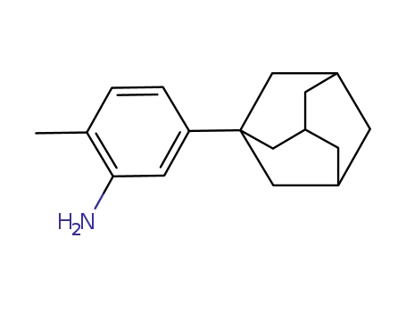 Molecular Structure of 26378-31-4 ([5-(1-adamantyl)-2-methylphenyl]amine)