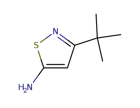 Molecular Structure of 89151-73-5 (5-AMino-3-tert-butylisothiazole)