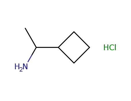 Molecular Structure of 904733-73-9 (1-Cyclobutylethanamine hydrochloride)