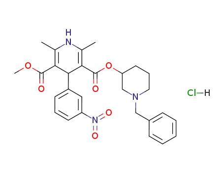 Molecular Structure of 91599-76-7 (BENIDIPINE HYDROCHLORIDE)