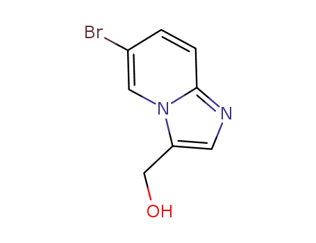 Molecular Structure of 30489-47-5 (Imidazo[1,2-a]pyridine-3-methanol, 6-bromo-)