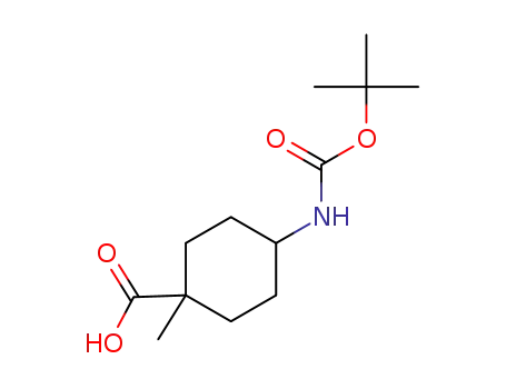 4-((tert-butoxycarbonyl)amino)-1-methylcyclohexanecarboxylic acid
