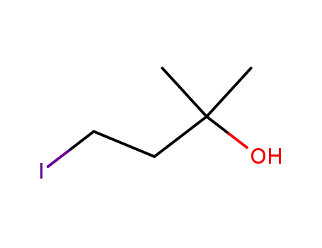 Molecular Structure of 221248-59-5 (4-iodo-2-methylbutan-2-ol)