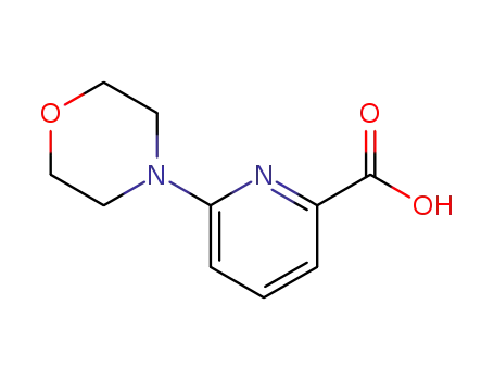 Molecular Structure of 554405-17-3 (6-MORPHOLINOPYRIDINE-2-CARBOXYLIC ACID)