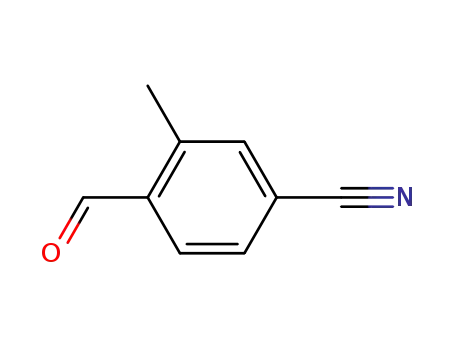 Molecular Structure of 27609-91-2 (Benzonitrile, 4-formyl-3-methyl- (9CI))