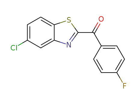 Molecular Structure of 1268700-01-1 ((5-chlorobenzo[d]thiazol-2-yl)(4-fluorophenyl)methanone)