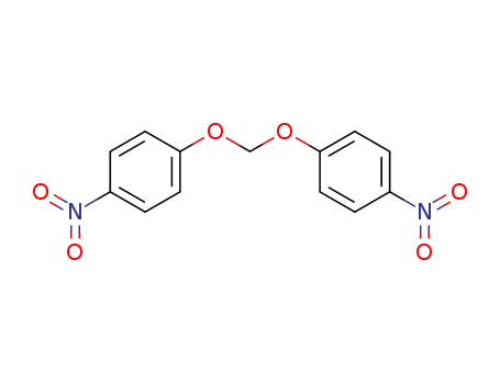 Molecular Structure of 14594-70-8 (Benzene, 1,1'-[methylenebis(oxy)]bis[4-nitro-)