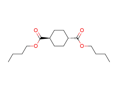 Molecular Structure of 93158-39-5 (1α,4β-Cyclohexanedicarboxylic acid dibutyl ester)