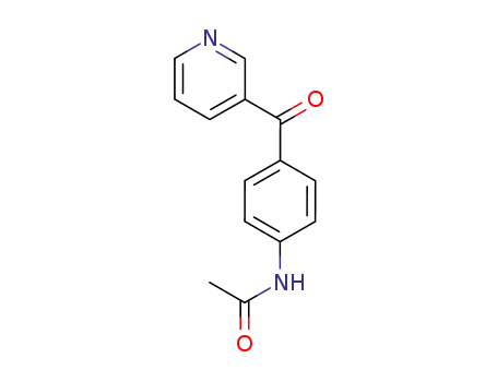 Molecular Structure of 142669-79-2 (Acetamide, N-[4-(3-pyridinylcarbonyl)phenyl]-)