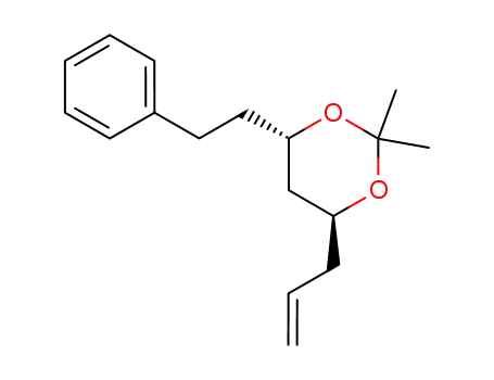 (4S,6S)-4-Allyl-2,2-dimethyl-6-phenethyl-[1,3]dioxane